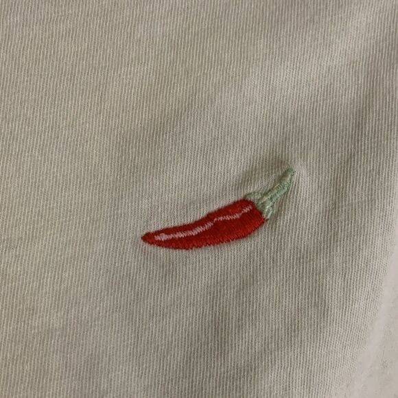 Crop top with hot chili pepper, by Wild Fable, small, great condition - Picture 2 of 11